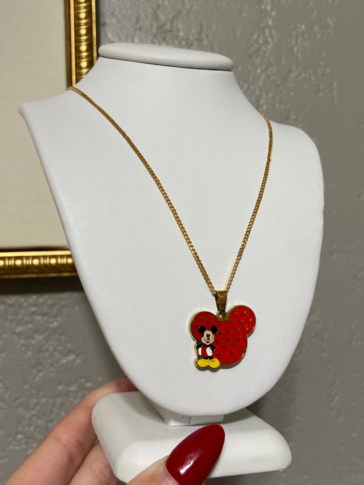 Disney Stainless Steel Gold Necklace