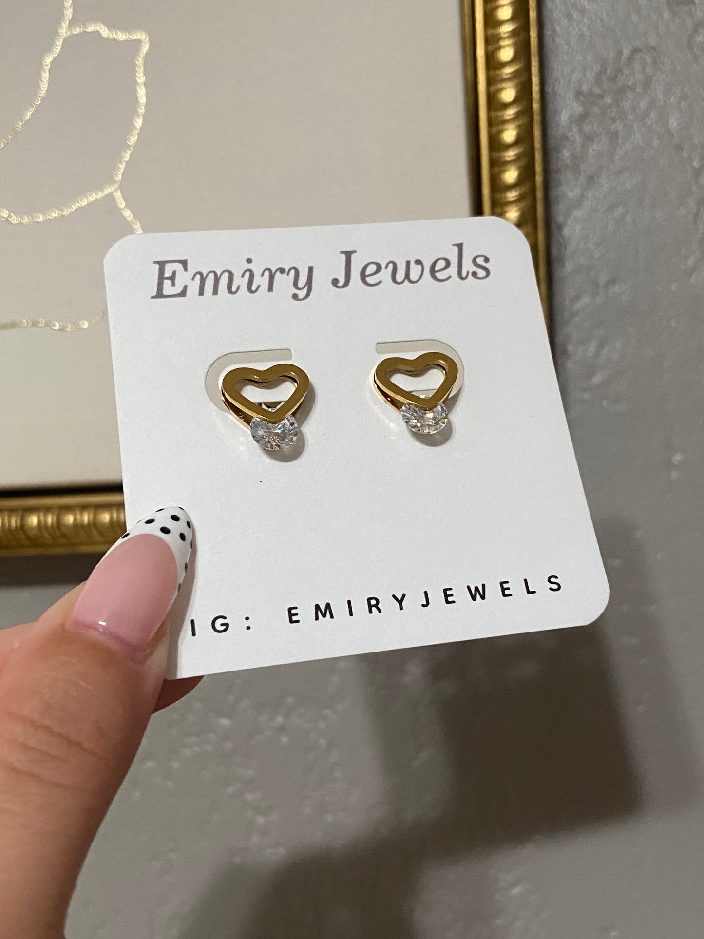 Last Chance - Stainless Steel Gold Earrings