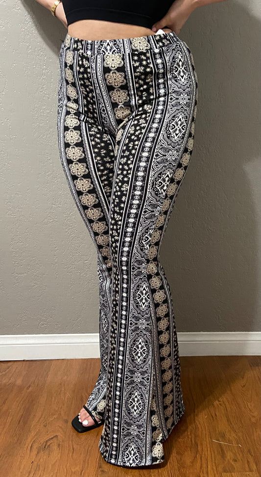 Paisley Flared Pants
