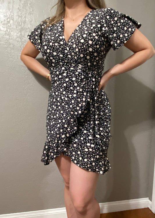 Black Floral Dress