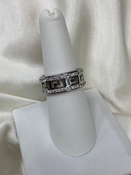 Silver Fend Stainless Steel Ring