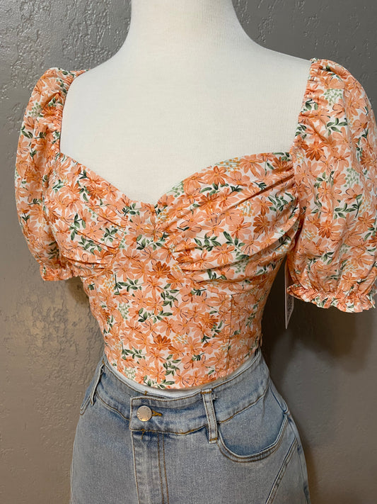 Floral Crop Top